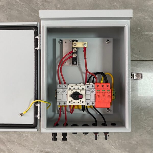 YanGao Box1/1 IP65 1/2/3/4/5 Strings Array 63A 600V 1000v DC Solar PV Combiner Box for Solar Panel Waterproof Solar System