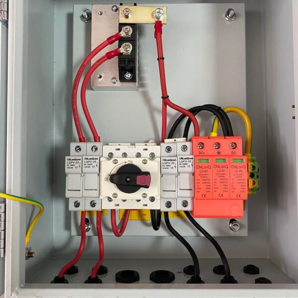 YanGao Box1/1 IP65 1/2/3/4/5 Strings Array 63A 600V 1000v DC Solar PV Combiner Box for Solar Panel Waterproof Solar System - Image 2