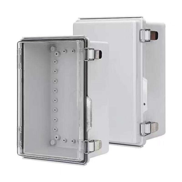YanGao Box Plastic ABS PC Enclosure Buckle Distribution Box Stainless Steel Buckle With Din Rail and Openings - Image 4