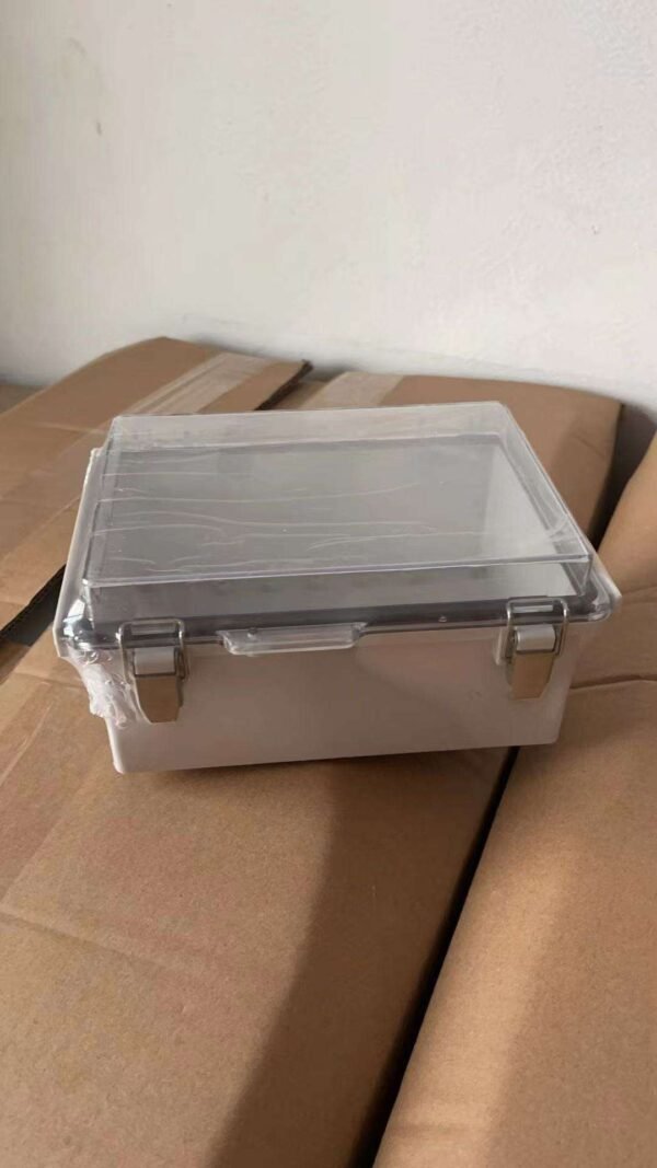 YanGao Box Plastic ABS PC Enclosure Buckle Distribution Box Stainless Steel Buckle With Din Rail and Openings - Image 5