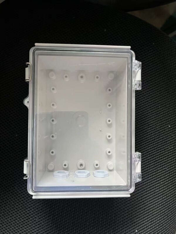 YanGao Box Plastic ABS PC Enclosure Buckle Distribution Box Stainless Steel Buckle With Din Rail and Openings - Image 6